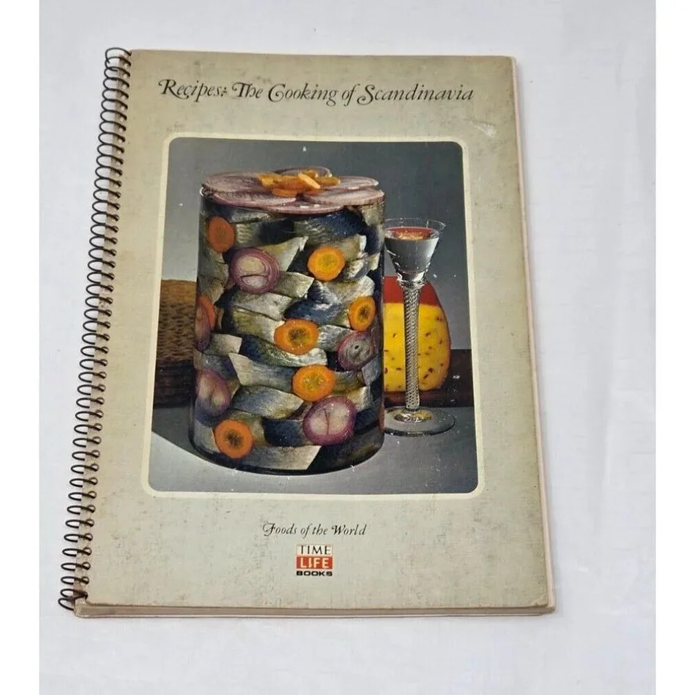 Recipes The Cooking Of Scandinavia Foods Of The World Time/Life Cookbook 1968